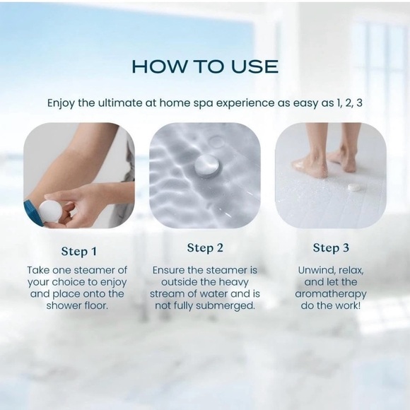 Body Restore 30 Pack Aromatherapy Shower Steamers Stress Relief, Relaxation, New - Picture 7 of 7